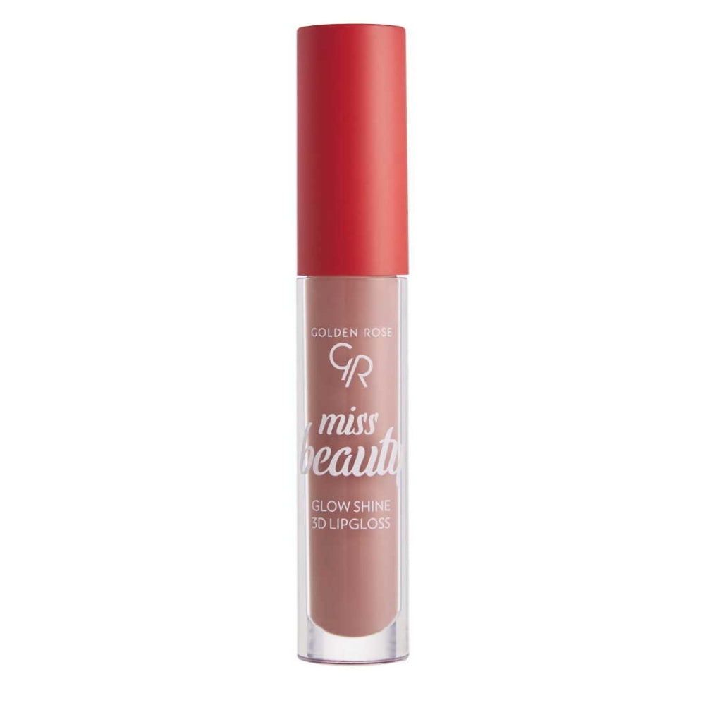 Golden Rose Miss Beauty Glow Shine 3D Lipgloss 01 Nude Chic