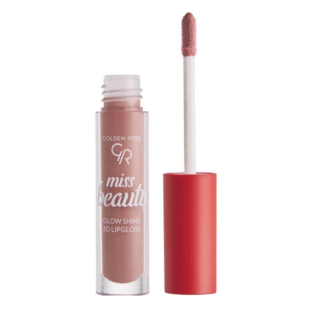 Golden Rose Miss Beauty Glow Shine 3D Lipgloss 01 Nude Chic