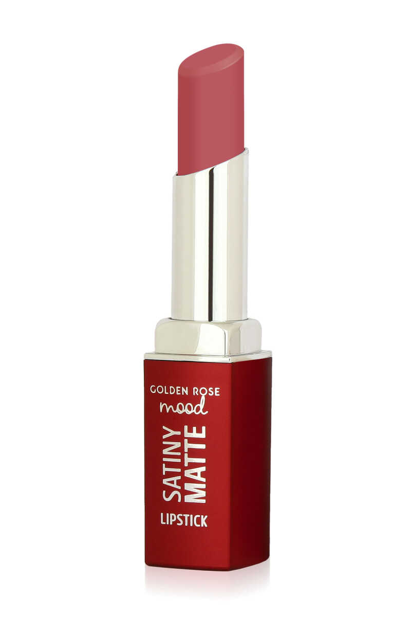 Golden Rose Mood Satiny Matte Lipstick 06 Peach Amber 4.2g
