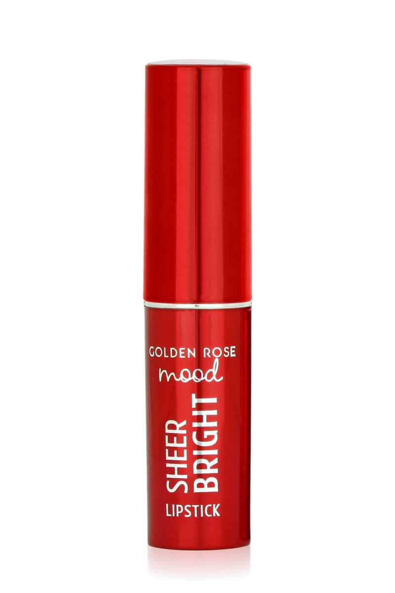 Golden Rose Mood Sheer Bright Lipstick 102 Peach Bliss 3.5g