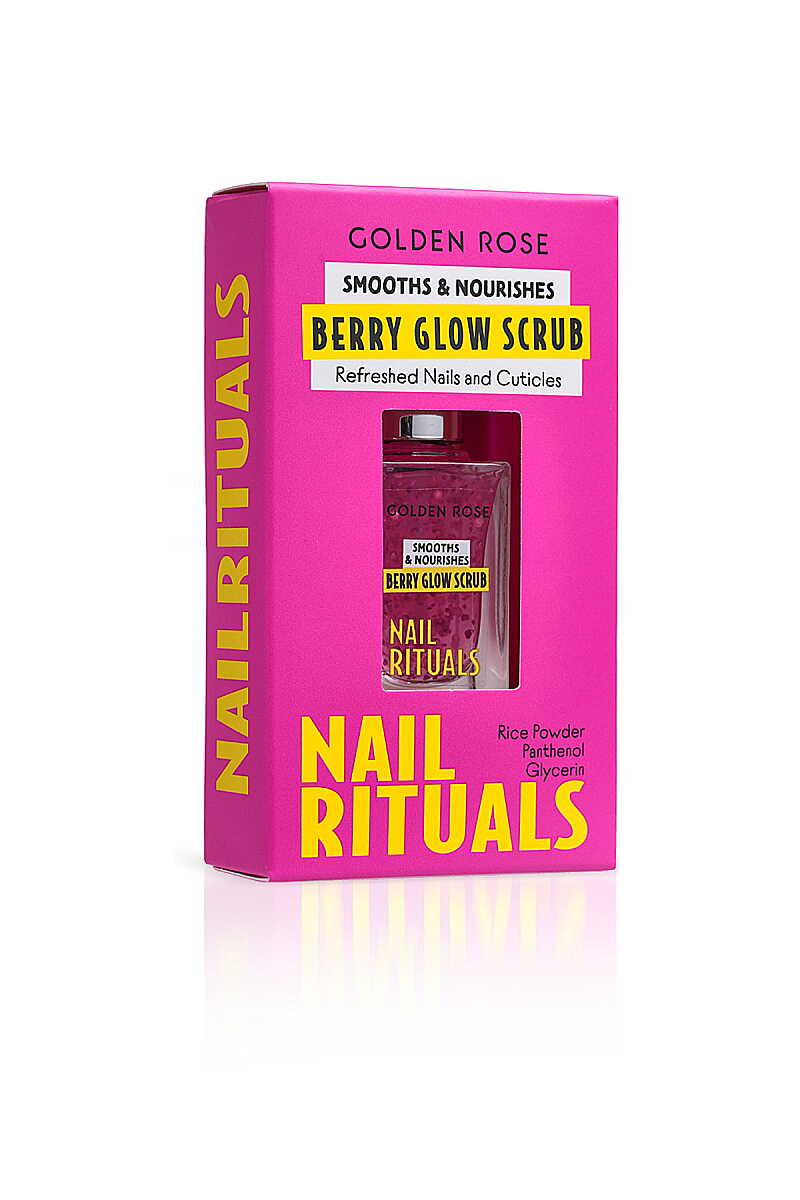 Golden Rose Nail Rituals Berry Glow Scrub Smoothing Formula 11ml