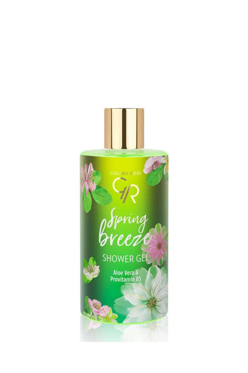Golden Rose Spring Breeze Shower Gel with Aloe Vera and Provitamin B5