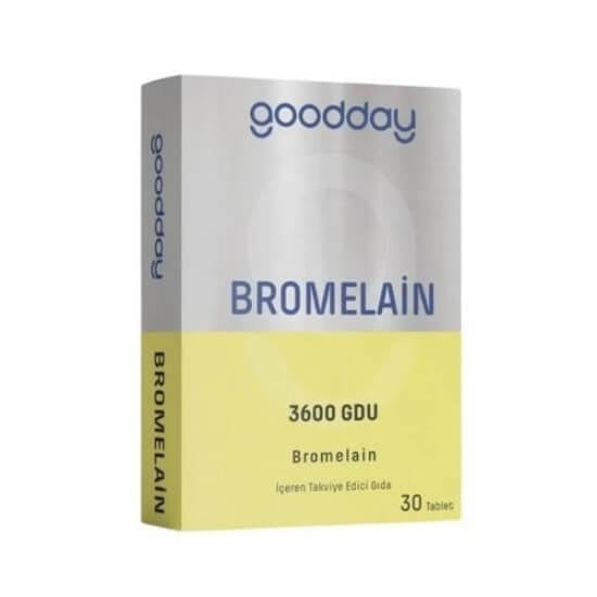 Goodday Bromelain 1500mg Dietary Supplement 30 Tablets