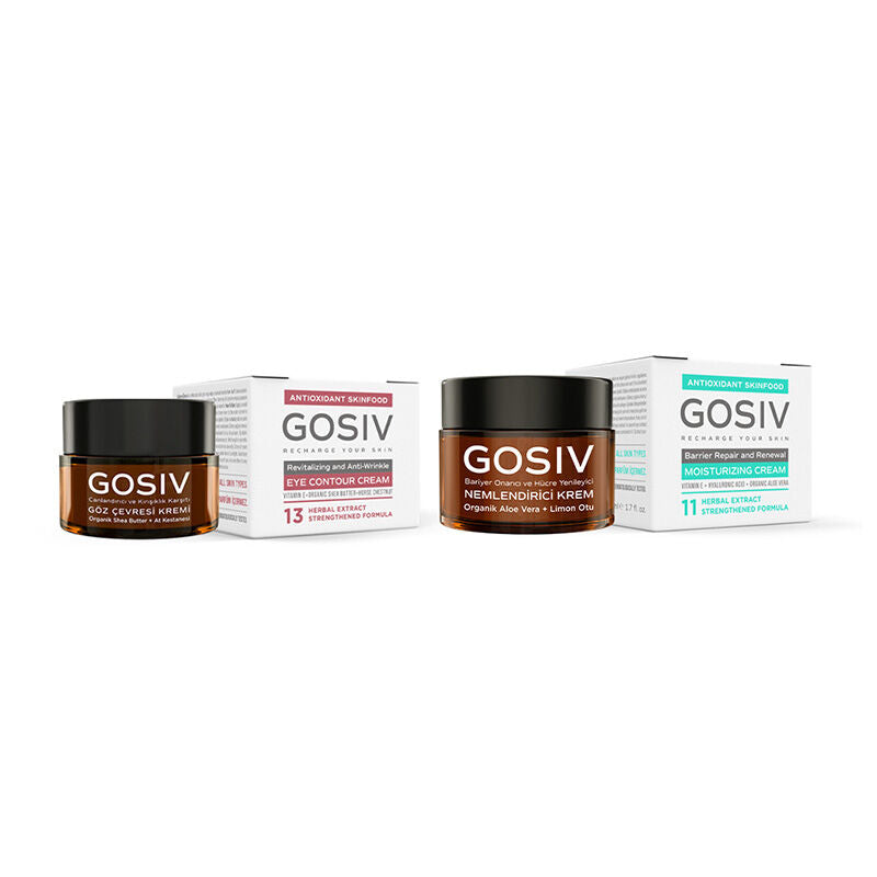 Gosiv Organic Hydrating Eye and Face Care Set 2 Pieces