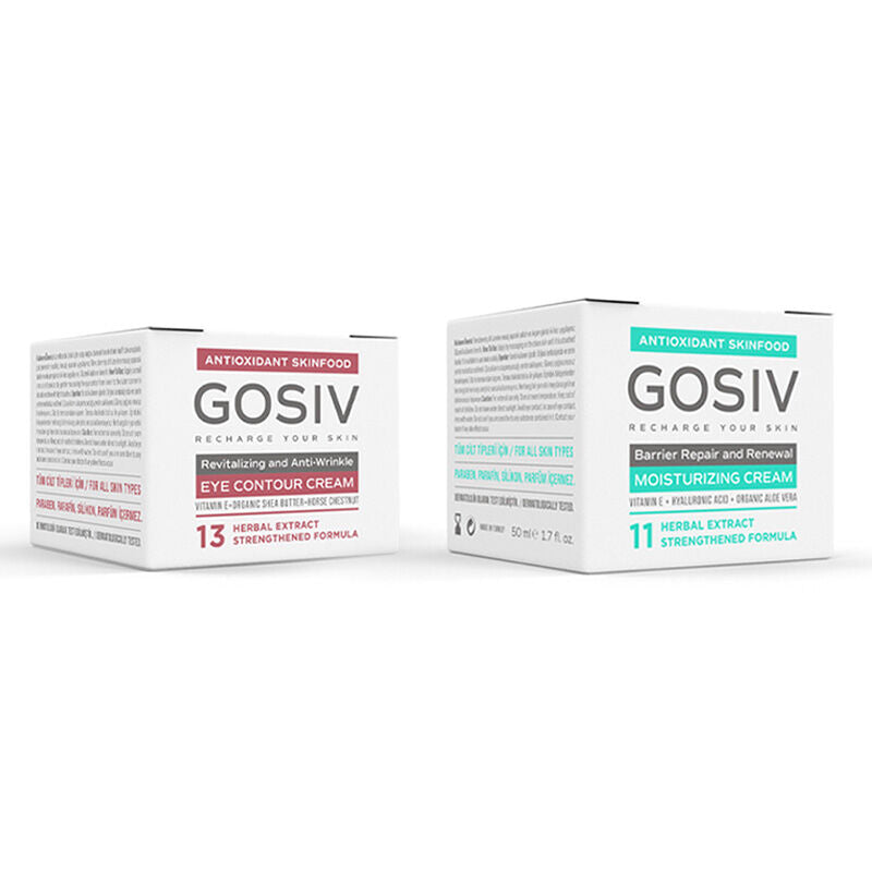 Gosiv Organic Hydrating Eye and Face Care Set 2 Pieces