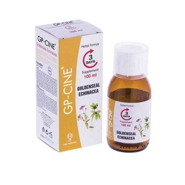 Immucine Gp-Cine 3 Days Goldenseal & Echinacea Formula 100ml