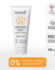 Ecowell Organic Diaper Cream - 110g, Vegan & Hypoallergenic for Newborns Ecowell Organic Diaper Cream - Gentle & Effective Organic Diaper Cream, Vegan Baby Skincare, Natural Diaper Rash Treatment, Zinc Cream for Newborns, Hypoallergenic Baby Products, Eco-Friendly Baby Care, Cruelty-Free Cosmetics, Diaper Rash Prevention, Baby Skincare, Newborn Essentials, Gentle Skincare, Chemical-Free Baby Products