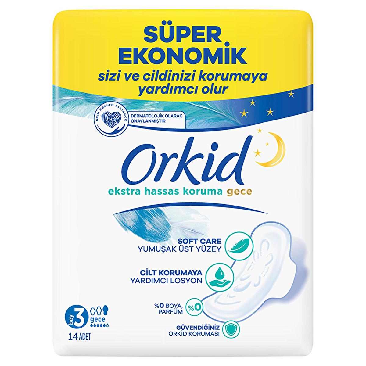 Orkid Extra Hassas Koruma Sanitary Pads for Sensitive Skin - Fragrance-Free &amp; Dye-Free Hygiene Products for Women Orkid Extra Hassas Koruma Sanitary Pads - Comfort &amp; Protection Sanitary Pads, Sensitive Skin Protection, Fragrance-Free Hygiene Products, Dye-Free Sanitary Products, Women&#39;s Hygiene, Menstrual Protection, Orkid Extra Hassas Koruma, feminine hygiene, menstrual care, hygiene products for women, sanitary products for sensitive skin