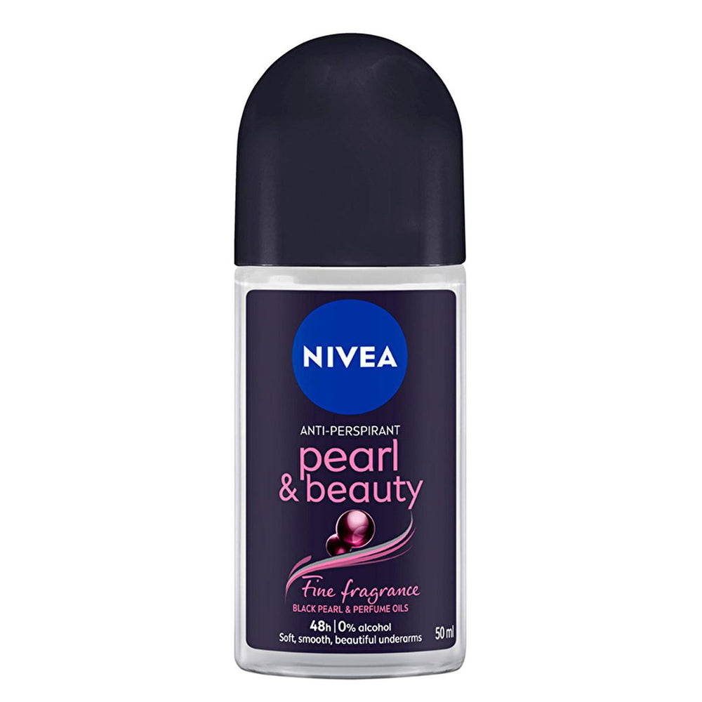 Nivea Pearl & Beauty Deodorant Roll-On for Women - 48-Hour Protection, Alcohol-Free, Fine Fragrance - view 2