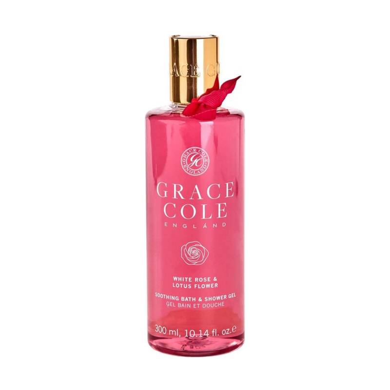 Grace Cole White Rose &amp; Lotus Flower Shower Gel 300 ml