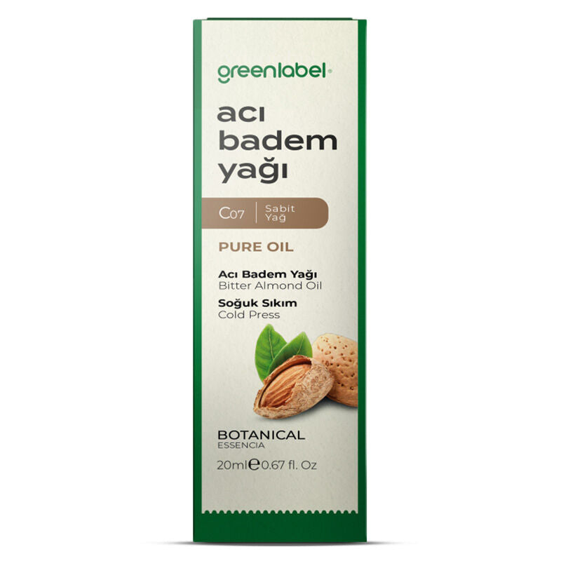Greenlabel Bitter Almond Oil for Skin and Hair 20 ml