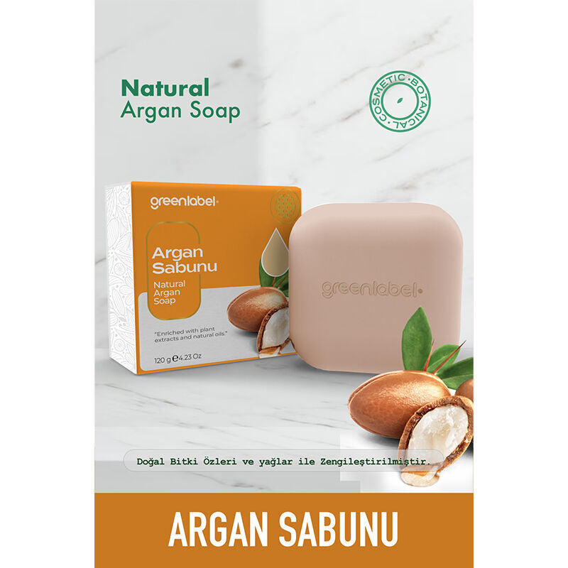Greenlabel Argan Soap Moisturizing, 120g