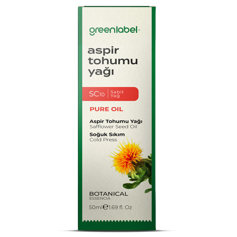 Greenlabel Safflower Seed Oil for Skin &amp; Hair 50 ml