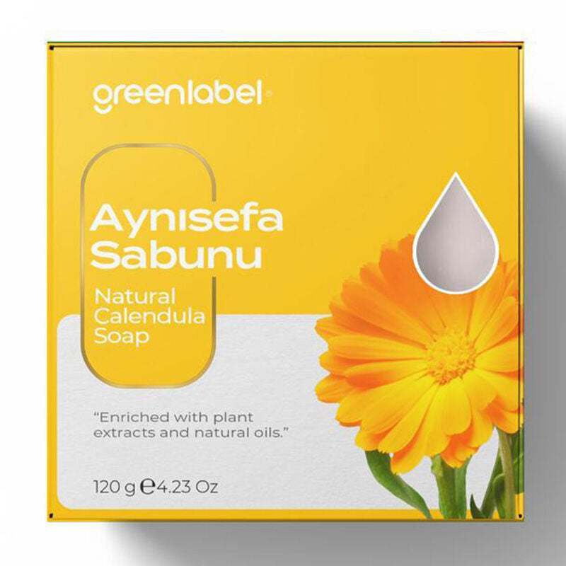 Greenlabel Calendula Soap Moisturizing Bar for Dry Skin 120g