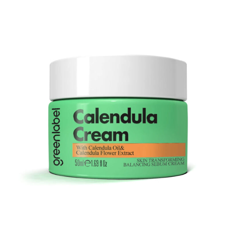 Greenlabel Calendula Oil Cream for Dry Skin Hydration 50 ml