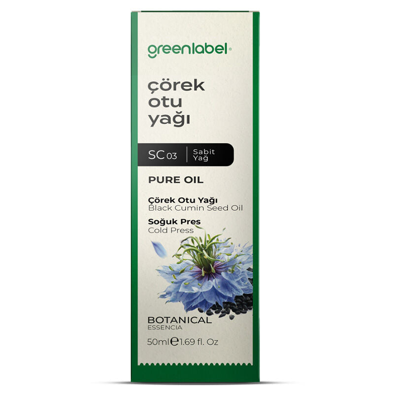 Greenlabel Cold-Pressed Black Seed Oil for Hair &amp; Skin 50 ml