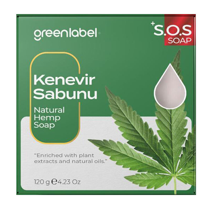 Greenlabel Hemp Seed Oil Soap Sebum Balancing 120g
