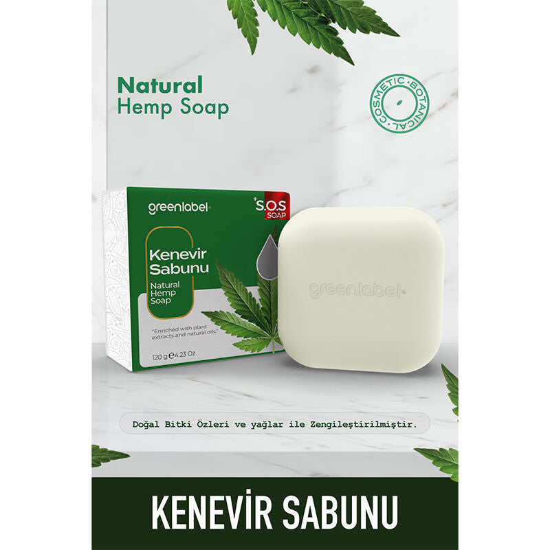 Greenlabel Hemp Seed Oil Soap Sebum Balancing 120g
