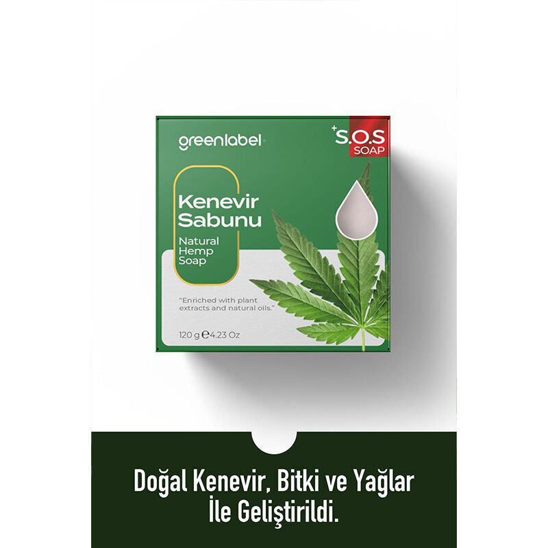 Greenlabel Hemp Seed Oil Soap Sebum Balancing 120g