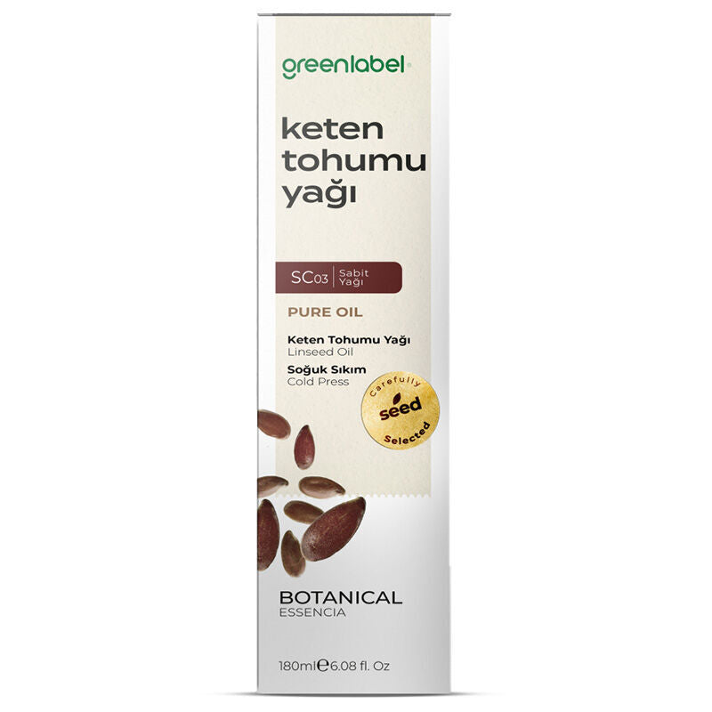 Greenlabel Flaxseed Oil Nourishing Omega-3 Rich Care 180 ml