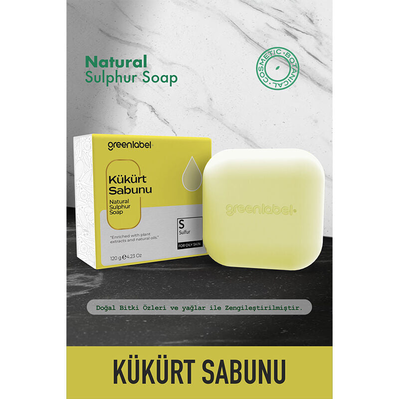 Greenlabel Sulfur Soap Sebum Balancing Cleanser 120g