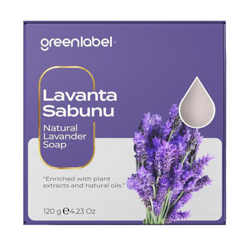 Greenlabel Lavender Soap Sebum Balancing Cleanser 120g