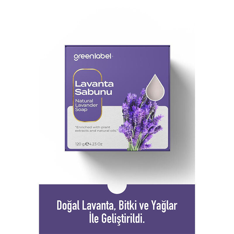 Greenlabel Lavender Soap Sebum Balancing Cleanser 120g