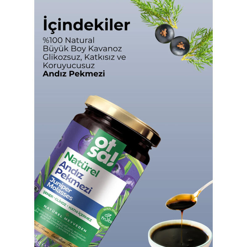 Otsa Natural Juniper Berry Molasses for Wellness 620g