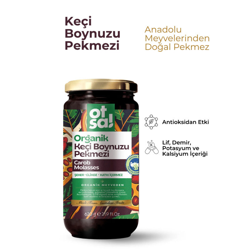 Otsa Organic Carob Molasses Rich Traditional Sweetener 620g