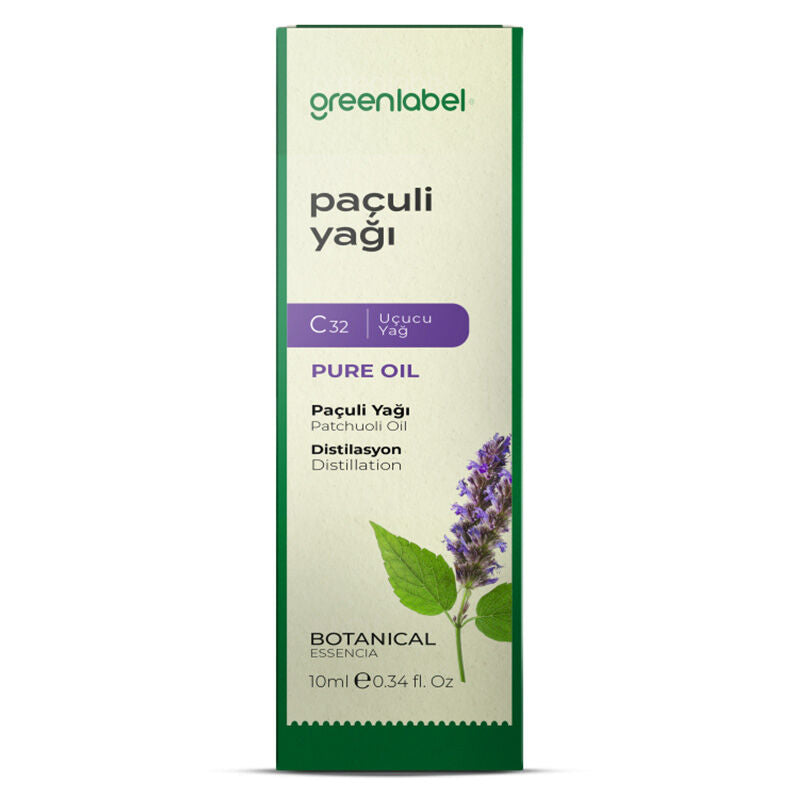 Greenlabel Patchouli Essential Oil for Skin &amp; Aromatherapy 10 ml