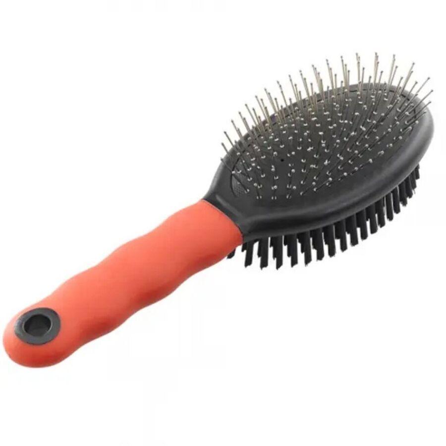 Ferplast Double-Sided Grooming Brush for Cats & Dogs Medium
