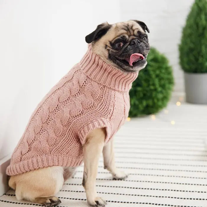 GF Pet Chalet Dog Sweater Classic Knit Pet Apparel