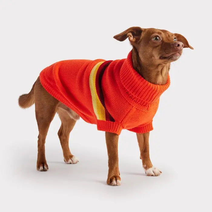 GF Pet Retro Dog Sweater Stylish Knit Pet Apparel