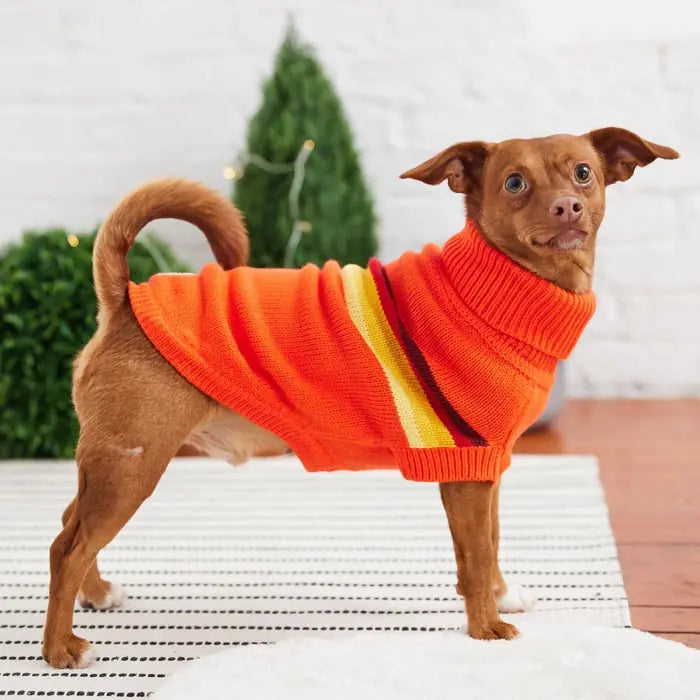 GF Pet Retro Dog Sweater Stylish Knit Pet Apparel