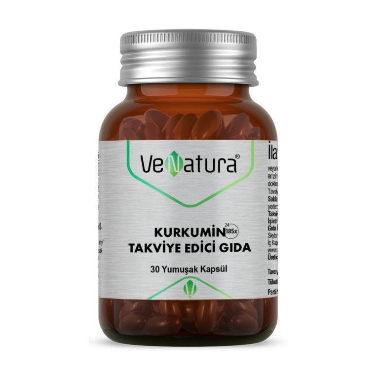 VeNatura Curcumin Supplement - 30 Soft Capsules, Anti-Inflammatory Support & Natural Wellness - Vitamin & Supplement