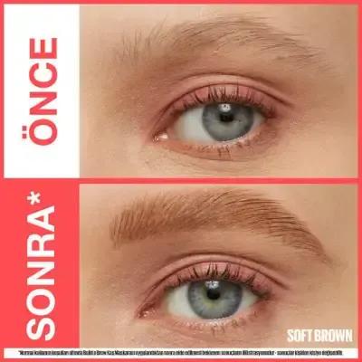 Maybelline Build-A-Brow: 2-in-1 Soft Brown Eyebrow Pen & Setting Gel | Long-Lasting Definition, Easy Application, Natural Look Maybelline Build-A-Brow: Soft Brown Eyebrow Pen & Setting Gel eyebrow pen, brow setting gel, soft brown eyebrow, long lasting brow, 2 in 1 brow pen, eyebrow makeup, brow definer, Maybelline eyebrow pen, eyebrow, brows, makeup, cosmetics, brow gel, brow pencil, brow definer, soft brown, long-lasting, easy application, buildable color, defined brows, groomed brows, beauty, Maybelline,