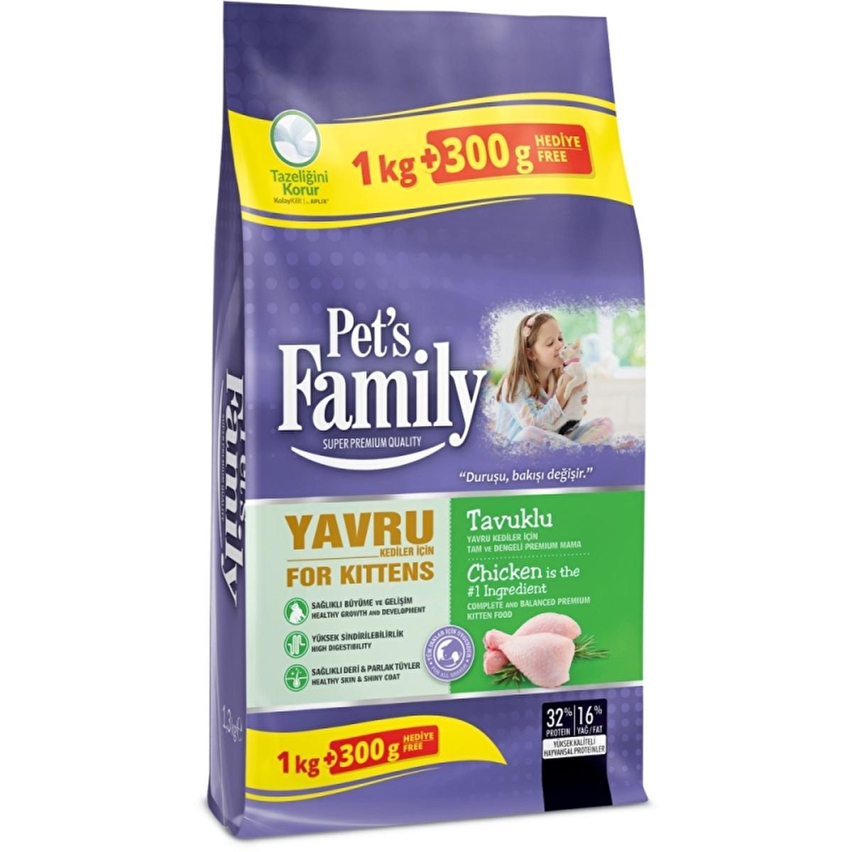 Pet's Family Chicken Flavored Kitten Food - Nutritious, Balanced Diet for Kittens Pet's Family Kitten Food - Balanced Nutrition for Kittens kitten food, chicken flavored kitten food, nutritious kitten food, balanced diet for kittens, healthy kitten nutrition, pet food, kitten nutrition, pet nutrition, high-quality kitten food, grain-inclusive kitten food