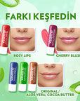 Vaseline Aloe Vera Lip Care Balm - 48 Hour Moisturization for Dry, Chapped Lips - view 7