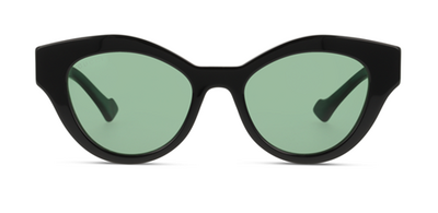 Gucci 0957S 001 Black & Green Square Sunglasses 51-19
