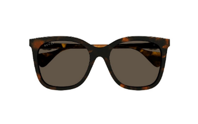 Gucci 1071S 002 Square Sunglasses with Brown Organic Lenses 55mm