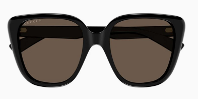 Gucci GG1169S 001 Black Square Sunglasses 54mm