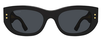 Gucci GG1215S 002 Classic Black Square Sunglasses 51mm