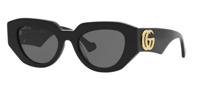 Gucci GG1421S 001 Black Square Frame Sunglasses 51-20