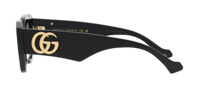 Gucci GG1421S 001 Black Square Frame Sunglasses 51-20