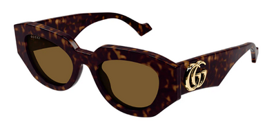 Gucci GG1421S 002 Tortoise Shell Square Sunglasses 51-20