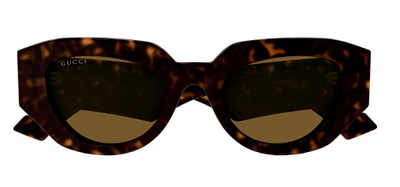 Gucci GG1421S 002 Tortoise Shell Square Sunglasses 51-20