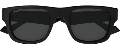 Gucci GG 1427S 002 Black Square Sunglasses 53mm
