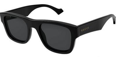Gucci GG 1427S 002 Black Square Sunglasses 53mm