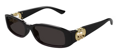 Gucci GG1661S 001 Black Square Sunglasses 54mm