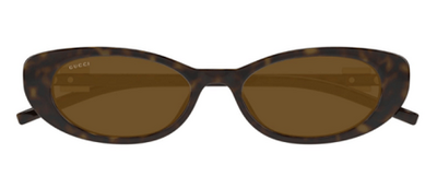 Gucci GG1680S 004 Sunglasses in Brown Bone Frame, Organic Lens, 52-17